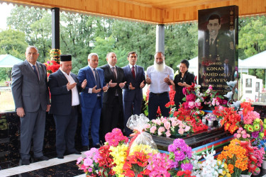 Antiterror əməliyyatı zamanı şəhid olan Beydiyev Röyal Nəsib  oğlunun və  Ağayev Kənan Vahid  oğlunun əziz xatirələri yad edilib