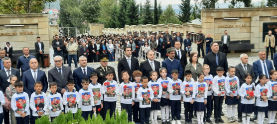 Oğuz rayonunda 27 sentyabr Anım Günü münasibətilə tədbirlər keçirilib