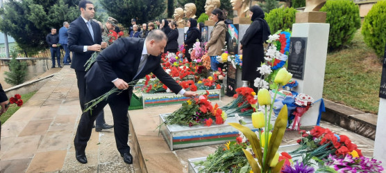 Oğuz rayonunda 27 sentyabr Anım Günü münasibətilə tədbirlər keçirilib