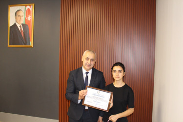 Oğuzda yüksək nəticə göstərən məzunlarla görüş keçirilib