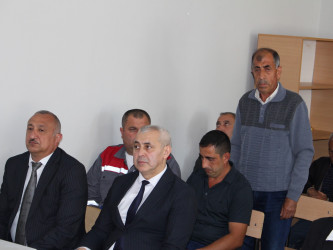 Növbəti səyyar vətəndaş qəbulu Tərkeş kəndində keçirilib