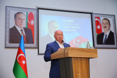 Oğuzda Ulu Öndər Heydər Əliyevin anadan olmasının 103-cü ildönümü qeyd olunub