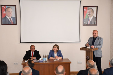 Oğuzda “Erkən orta əsrlərdə Şimal-Qərbi Azərbaycanda şəhərsalma və memarlığın inkişafı” mövzusunda elmi-praktiki konfrans keçirilib