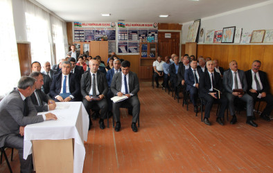 Şirvanlı kəndində səyyar vətəndaş qəbulu keçirilib