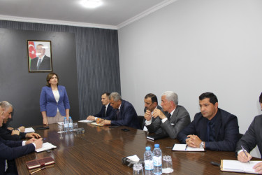 Oğuzda Qurban bayramı ilə bağlı tədbirlərin təşkili müzakirə olunub