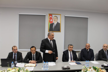 Baramaçılıq sahəsində Oğuz rayonunda görülmüş işlər və qarşıda duran vəzifələrə dair müşavirə keçirilib
