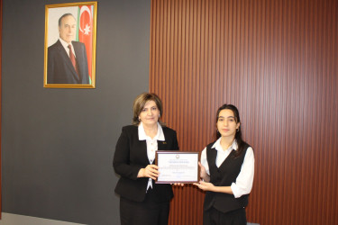 Oğuzda yüksək nəticə göstərən məzunlarla görüş keçirilib
