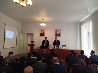 Oğuzda Dövlət İmtahan Mərkəzi tərəfindən dövlət qulluqçularına üç günlük təlimlər keçirilib