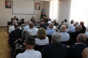 Rayon Ağsaqqallar Şurasının hesabat konfransı keçirilib