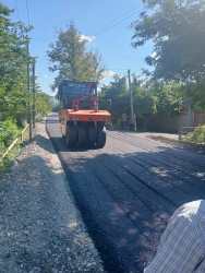 Tərkeş kəndinin avtomobil yollarının əsaslı təmir işlərinə başlanılmışdır