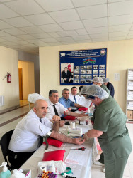 Oğuzda qanvermə aksiyası keçirilib