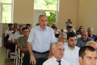 Çaldaş və Çayqovuşan sakinlərinin iştirakı ilə səyyar vətəndaş qəbulu keçirilib