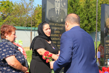 27 Sentyabr – Anım Günü Oğuz rayonunda dərin hüzn və ehtiram hissi ilə qeyd olunub