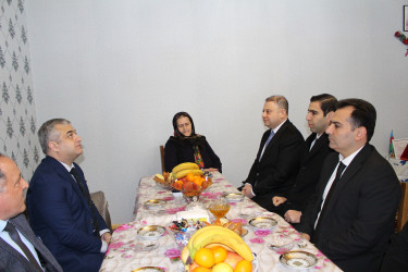 Filfili kəndində səyyar vətəndaş qəbulu keçirilib və şəhid ailəsi ziyarət edilib