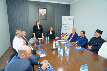 Oğuzda “Sabitlik adası: tolerant və multikultural Azərbaycan” mövzusunda ictimai müzakirə keçirilib