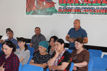 Növbəti səyyar vətəndaş qəbulu Böyük Söyüdlü kəndində keçirilib