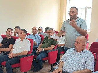 Sincan kəndində xidmət təşkilatlarının  səyyar qəbulu keçirilmişdir