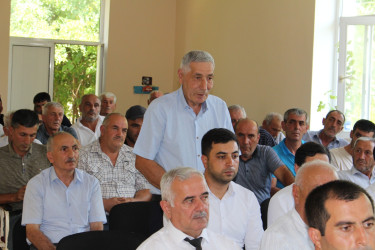 Çaldaş və Çayqovuşan sakinlərinin iştirakı ilə səyyar vətəndaş qəbulu keçirilib