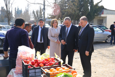 Oğuzda Novruz yarmarkası keçirilib