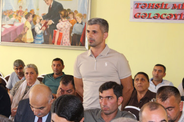Növbəti səyyar vətəndaş qəbulu Yaqublu kəndində keçirilib