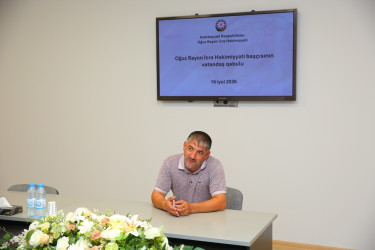Vətəndaş qəbulu həyata keçirilib