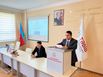 “mygov” platforması ilə bağlı rayonun səhiyyə işçiləri üçün maarifləndirici təlim keçirilib