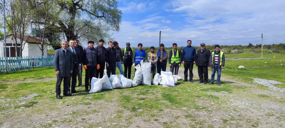 Oğuzda “Şəhərsalma və Memarlıq İli” çərçivəsində təmizlik aksiyaları davam edir