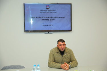 Vətəndaşların  müraciətləri dinlənildi