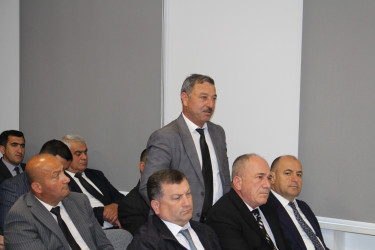 Baramaçılıq sahəsində Oğuz rayonunda görülmüş işlər və qarşıda duran vəzifələrə dair müşavirə keçirilib