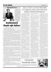 “Oğuz Xəbərləri” qəzetinin 6-cı sayı oxuculara təqdim olundu