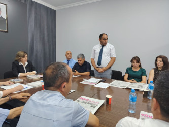Milli Mətbuat Gününə həsr olunmuş dəyirmi masa keçirilib