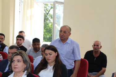 Növbəti səyyar vətəndaş qəbulu Sincan kəndində keçirilib