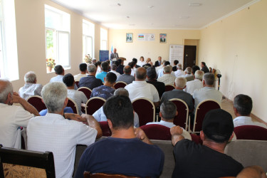 Çaldaş və Çayqovuşan sakinlərinin iştirakı ilə səyyar vətəndaş qəbulu keçirilib