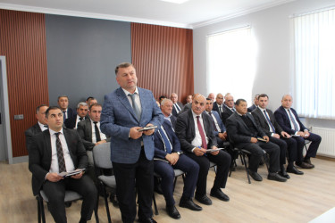 06 oktyabr 2025-ci il tarixdə Oğuz Rayon İcra Hakimiyyəti başçısı yanında Şuranın növbəti iclası keçirilmişdir