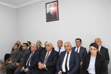 Oğuzda Qurban bayramı ilə bağlı tədbirlərin təşkili müzakirə olunub