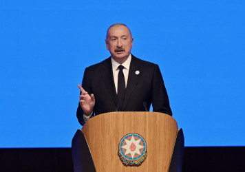 Heydər Əliyev Mərkəzində Yeni Azərbaycan Partiyasının (YAP) VIII Qurultayı keçirilir