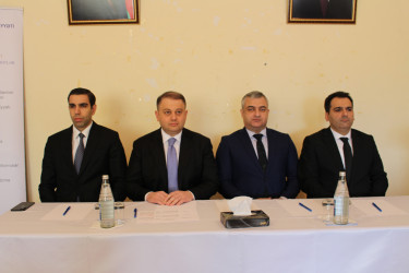 Filfili kəndində səyyar vətəndaş qəbulu keçirilib və şəhid ailəsi ziyarət edilib