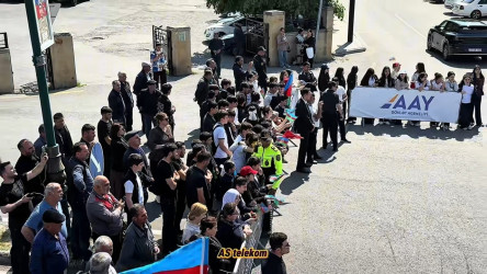 “Bakı–Xankəndi” Azərbaycan Velosiped yarışının iştirakçıları Oğuz rayonu ərazisindən keçiblər