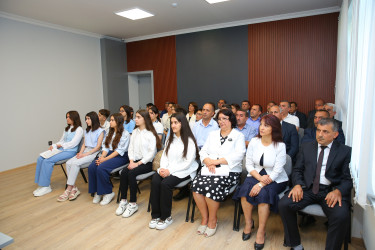 2024-2025-ci tədris ilində  qəbul imtahanlarında yüksək nəticə əldə edən məzun və şagirdlərlə görüş keçirilmişdir