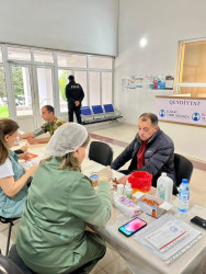 Oğuzda qanvermə aksiyası keçirilib