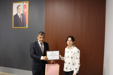 Oğuzda yüksək nəticə göstərən məzunlarla görüş keçirilib