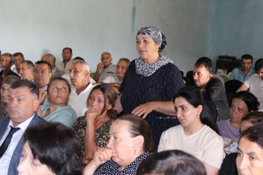 Növbəti səyyar vətəndaş qəbulu Calut kəndində keçirilib