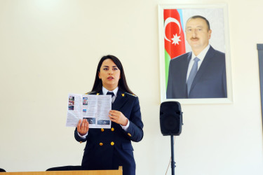 Oğuzda narkomaniyaya qarşı mübarizə mövzusunda tədbir keçirilmişdir