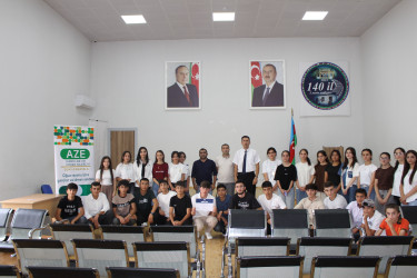 Xaçmaz kəndində 12 Avqust – Beynəlxalq Gənclər Gününə həsr olunmuş intellektual bilik yarışı keçirilib