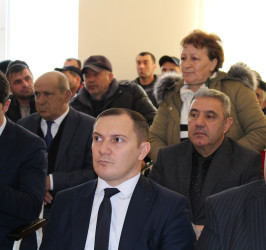 Filfili kəndində səyyar vətəndaş qəbulu keçirilib və şəhid ailəsi ziyarət edilib