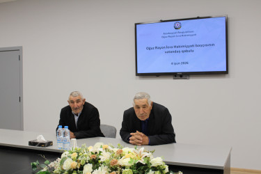 Növbəti vətəndaş qəbulu həyata keçirilib
