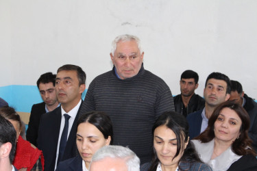 Qarabaldır kəndində növbəti səyyar vətəndaş qəbulu keçirilib