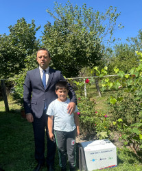 Şəhid övladlarına məktəbli ləvazimatları təqdim olunub
