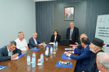 Oğuzda “Sabitlik adası: tolerant və multikultural Azərbaycan” mövzusunda ictimai müzakirə keçirilib