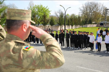 Oğuzda "Şahin" hərbi- idman oyununun rayon mərhələsi keçirilib